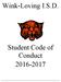 Wink-Loving I.S.D. Student Code of Conduct