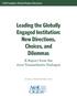 Leading the Globally Engaged Institution: New Directions, Choices, and Dilemmas
