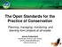 The Open Standards for the Practice of Conservation