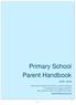 Primary School Parent Handbook
