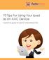 10 Tips For Using Your Ipad as An AAC Device. A practical guide for parents and professionals