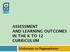 ASSESSMENT AND LEARNING OUTCOMES IN THE K TO 12 CURRICULUM. Edukasyon sa Pagpapakatao
