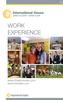 International House VANCOUVER / WHISTLER WORK EXPERIENCE