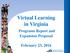 Virtual Learning in Virginia