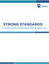 STRONG STANDARDS: A Review of Changes to State Standards Since the Common Core