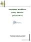 Governors Workforce Policy Advisors 2005 Handbook