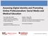 Assessing Digital Identity and Promoting Online Professionalism: Social Media and Medical Education