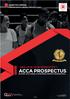 ACCA PROSPECTUS JAN-JUN 2018 SEMESTER 1 SANDTON CAMPUS BECOME YOUR VISION, A CHARTERED FINANCE PROFESSIONAL!