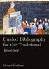 Guided Bibliography for the Traditional Teacher
