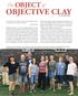 OBJECTIVE CLAY. The OBJECT of. by Joe Molinaro