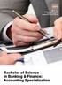 Bachelor of Science in Banking & Finance: Accounting Specialization