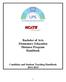 Bachelor of Arts Elementary Education Distance Program Handbook