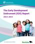 The Early Development Instrument (EDI) Report