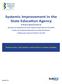 Systemic Improvement in the State Education Agency