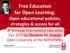Free Education for Open Learning: Open educational policies, strategies & access for all