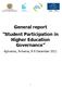 General report Student Participation in Higher Education Governance