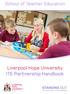 Liverpool Hope University ITE Partnership Handbook