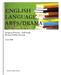 ENGLISH LANGUAGE ARTS/DRAMA