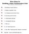 Nine Steps to Building a New Toastmasters Club
