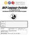 IBCP Language Portfolio Core Requirement for the International Baccalaureate Career-Related Programme