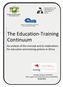 The Education-Training Continuum