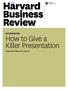How to Give a Killer Presentation Lessons from TED by Chris Anderson