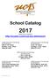 2017 Access school catalog at