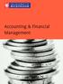 Accounting & Financial Management