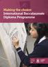 Making the choice: International Baccalaureate Diploma Programme