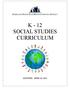 FAIRBANKS NORTH STAR BOROUGH SCHOOL DISTRICT K - 12 SOCIAL STUDIES CURRICULUM