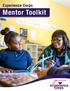 Experience Corps. Mentor Toolkit