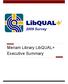 Meriam Library LibQUAL+ Executive Summary