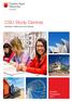 CSU Study Centres. Brisbane, Melbourne and Sydney. Student Prospectus