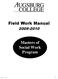 Field Work Manual Masters of Social Work Program