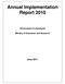 Annual Implementation Report 2010
