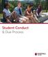 Student Conduct & Due Process