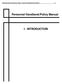 Northwest-Shoals Community College - Personnel Handbook/Policy Manual 1-1. Personnel Handbook/Policy Manual I. INTRODUCTION