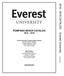 CATALOG Everest University ZEG-784-EVU