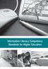 Information Literacy Competency Standards for Higher Education