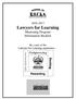 Lawyers for Learning Mentoring Program Information Booklet